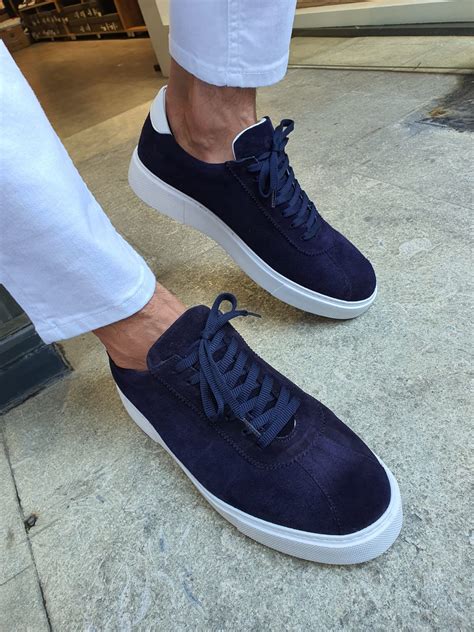 navy blue sneaker